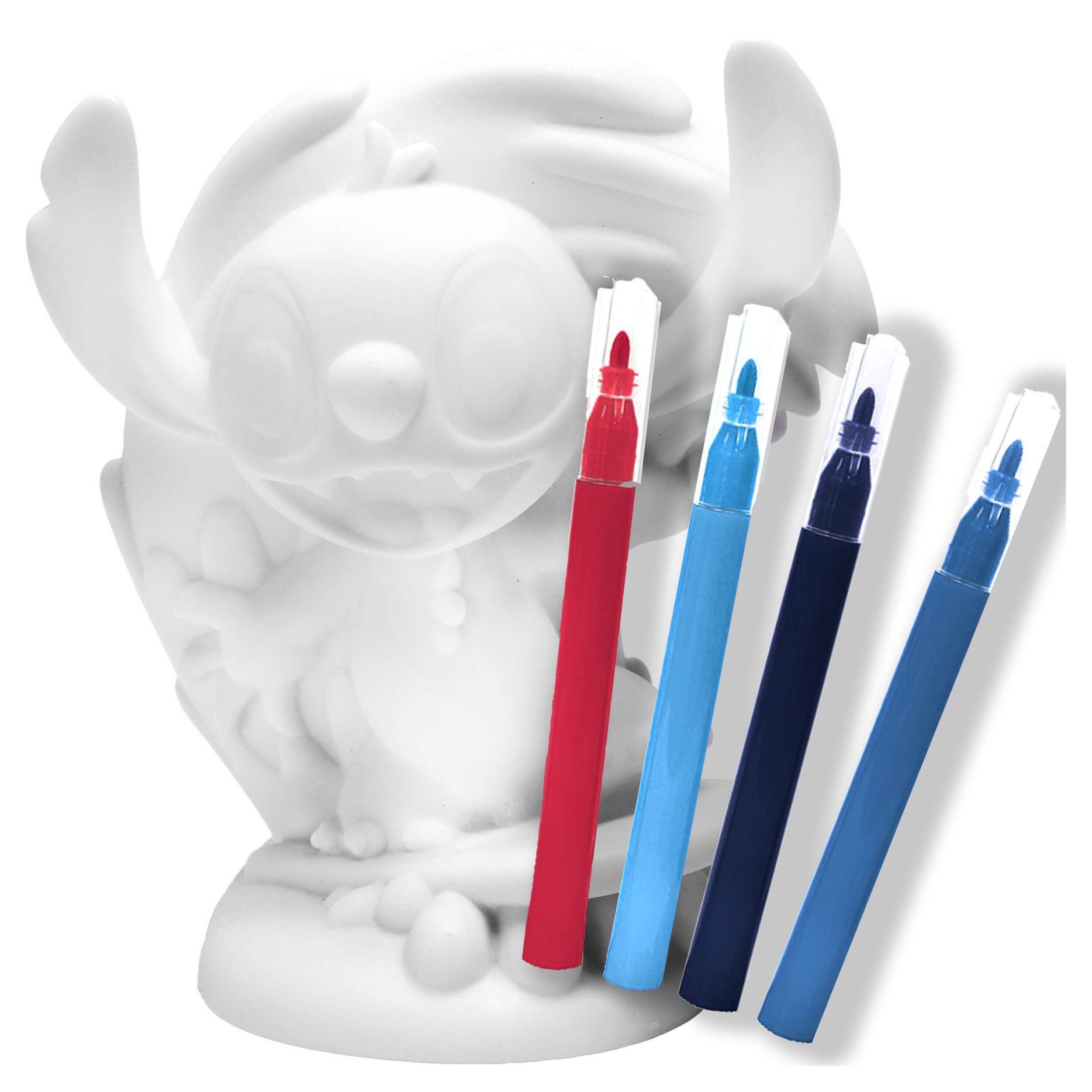 Disney Stitch Design A Vinyl™ DIY Arts & Craft Kit with 1 Figure and 4 Markers, 5-pc, Ages 3+ Front_Flat