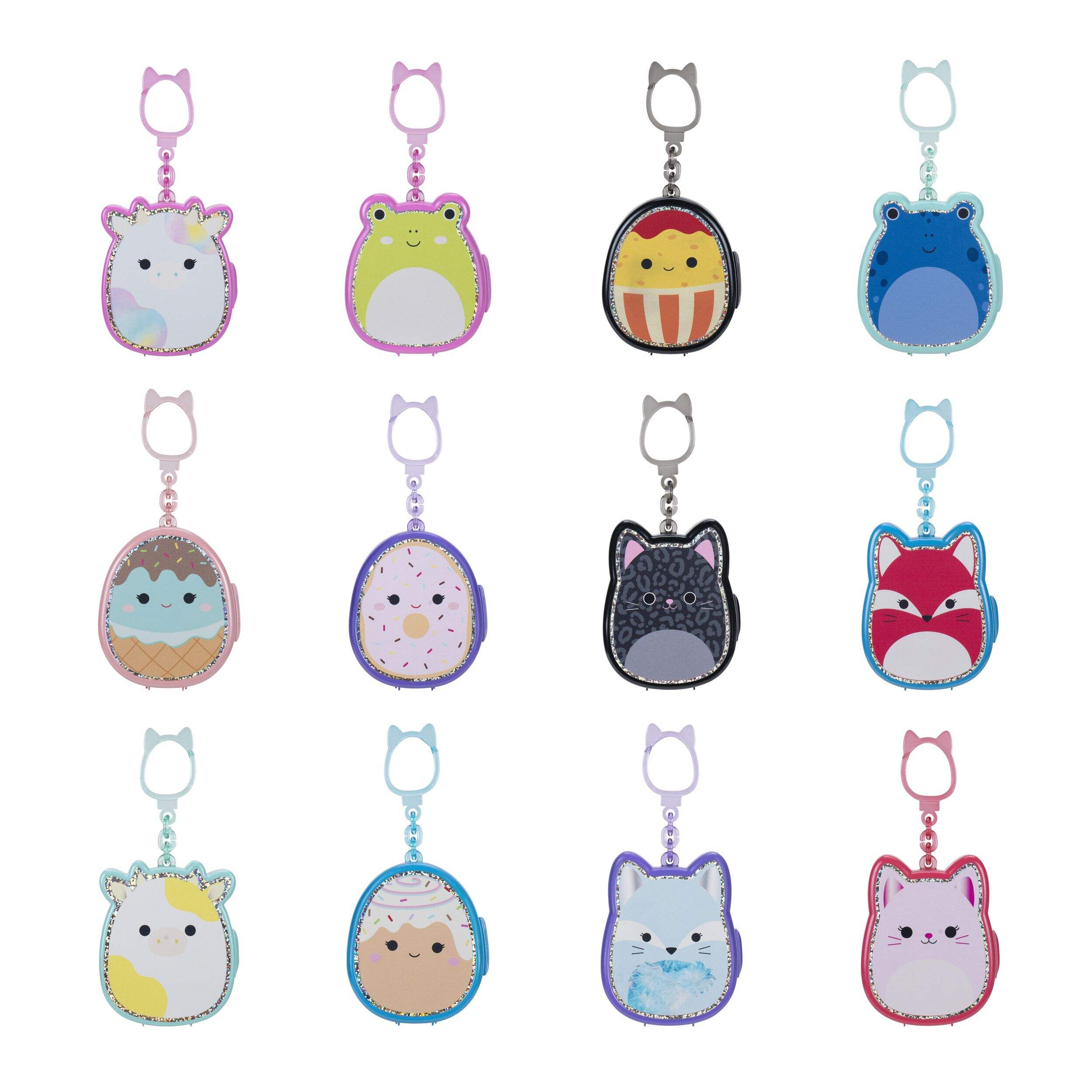 Squishmallows Squishalongs Ring Clip On, Assortment Front_Flat