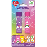 Care Bears Plant Based Moisturizing Flavoured Lip Balm, 2-pk Front_Flat