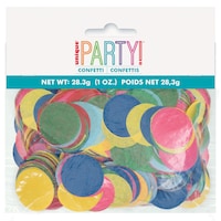 Modern Birthday Round Tissue Confetti Table Scatter Decoration, Multi-Colour, 1-oz.for Birthday Party