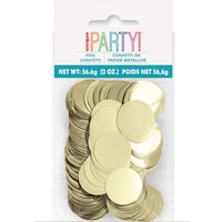 Round Foil Confetti Table Scatter Decoration, Silver, 2-oz, for Birthday/Graduation/New Year's Eve