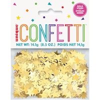 Star Foil Confetti Table Scatter Decoration, Gold, 0.5-oz, for Birthday/Graduation/New Year's Eve