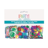 Party Shaped Foil Confetti Table Scatter Decoration, Multi-Colour, 1.2-oz, for Birthday