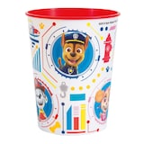 Nickelodeon PAW Patrol Plastic Reusable Favour Cup, Blue/Red, 16-oz, for Birthday Party Front_Elevated