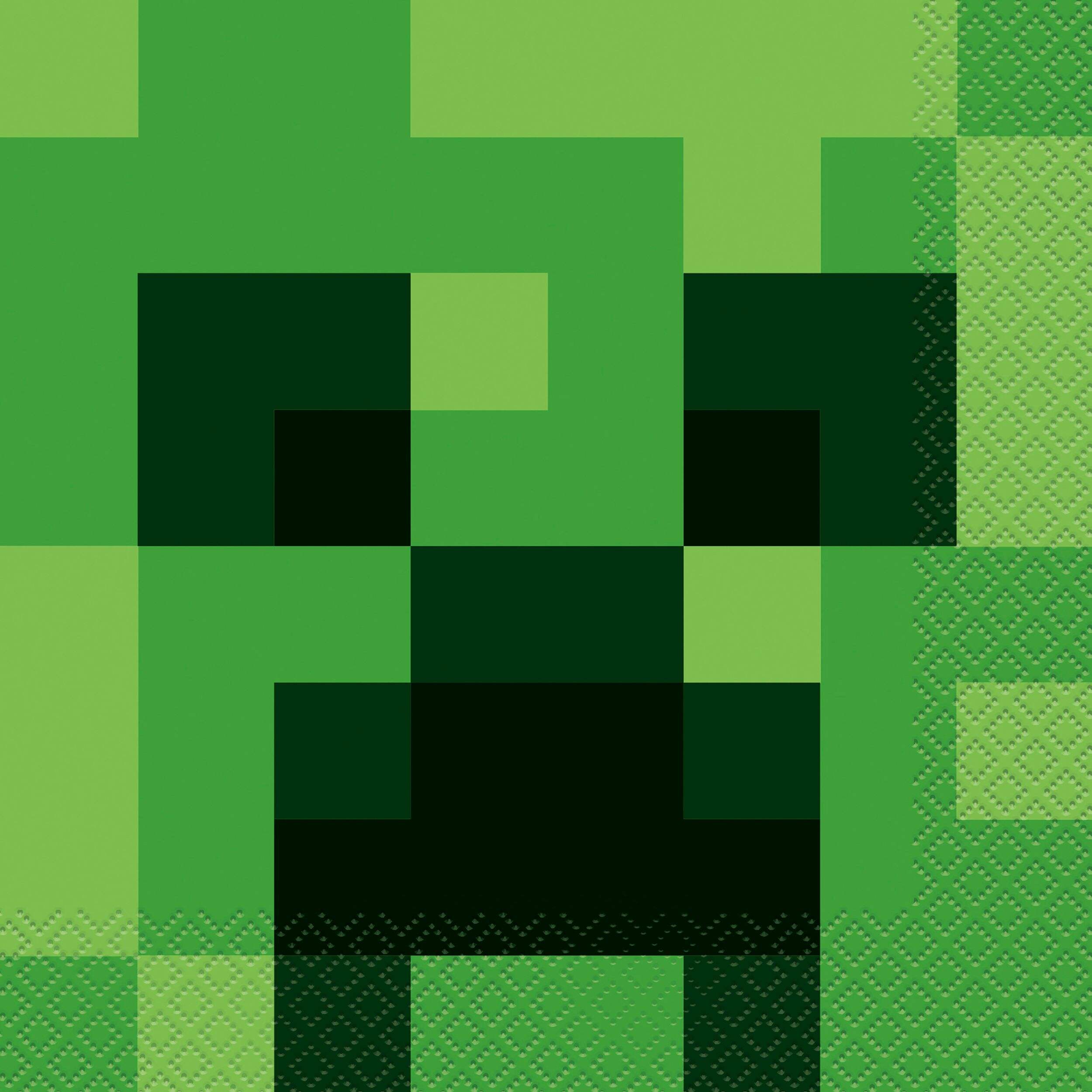 Serviettes de table Minecraft, paq. 16 Front_Flat