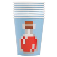 Gobelets Minecraft, 9 oz, paq. 8, pour fête d'anniversaire
