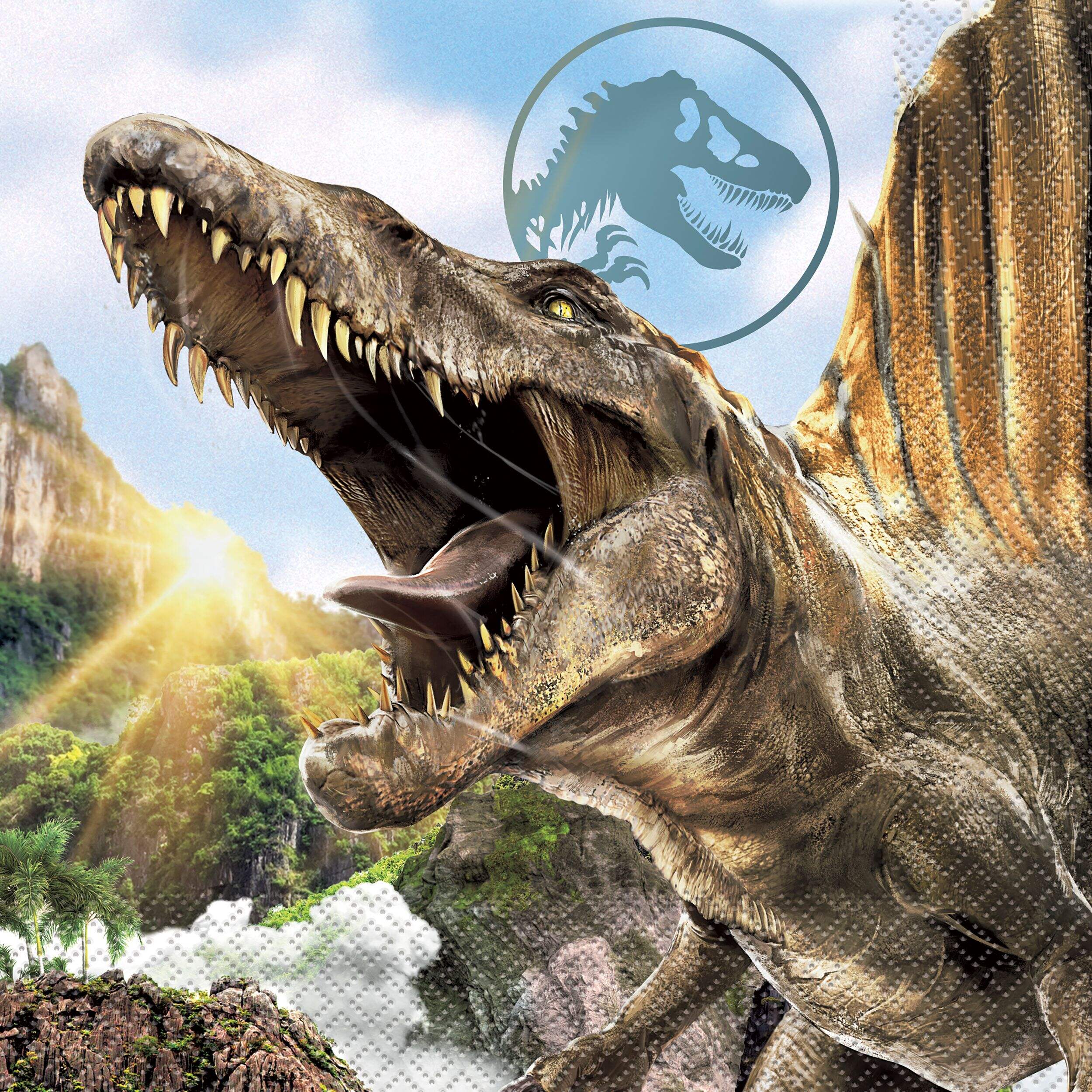 Serviettes de table Jurassic Into the Wild, paq. 16 Front_Flat
