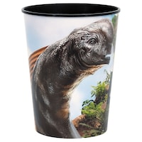 Jurassic World Dinosaur Plastic Reusable Favour Cup, 16-oz, for Birthday Party Front_Elevated