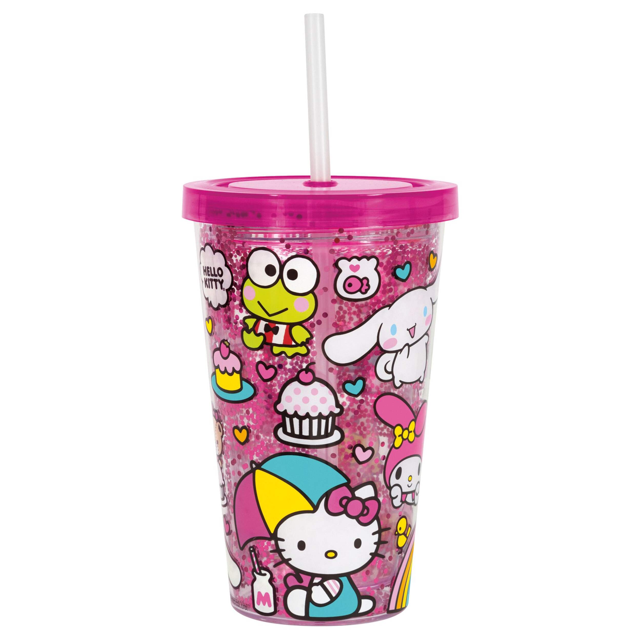 Gobelet en plastique Hello Kitty, 16 oz Front_Flat