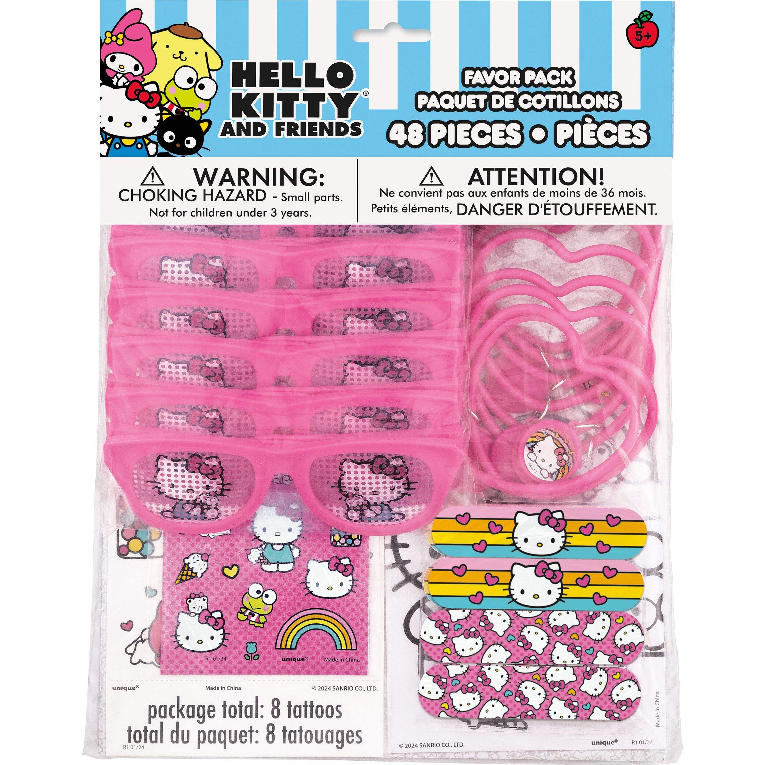 Mégas sac à surprises Hello Kitty, paq. 48 Front_Flat