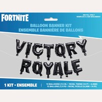 Banderole de ballons remplis d'air Victory Royale de Fortnite Front_Flat