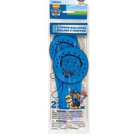 Paw Patrol Round Punch Balloons, Blue, 2-pk, for Birthday Party
