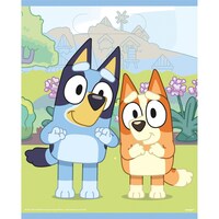 Sacs à surprises Bingo de Bluey, multicolore, 9 po, paq. 8, pour fête d'anniversaire Front_Flat