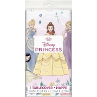 Disney Princess Plastic Table Cover, 54-in x 84-in Front_Flat