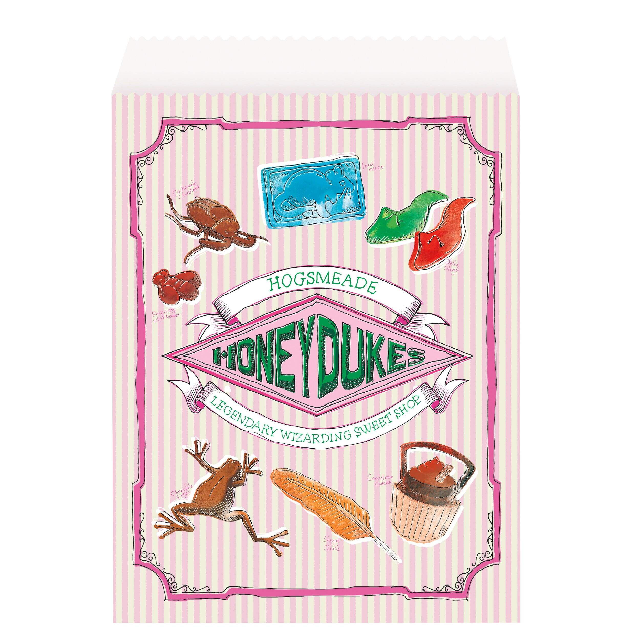 Harry Potter Licensed Disposable Paper Loot Bags, 8-pk Front_Flat