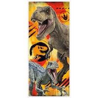 Affiche de porte Monde jurassique, 3 portes, 27 x 60 po