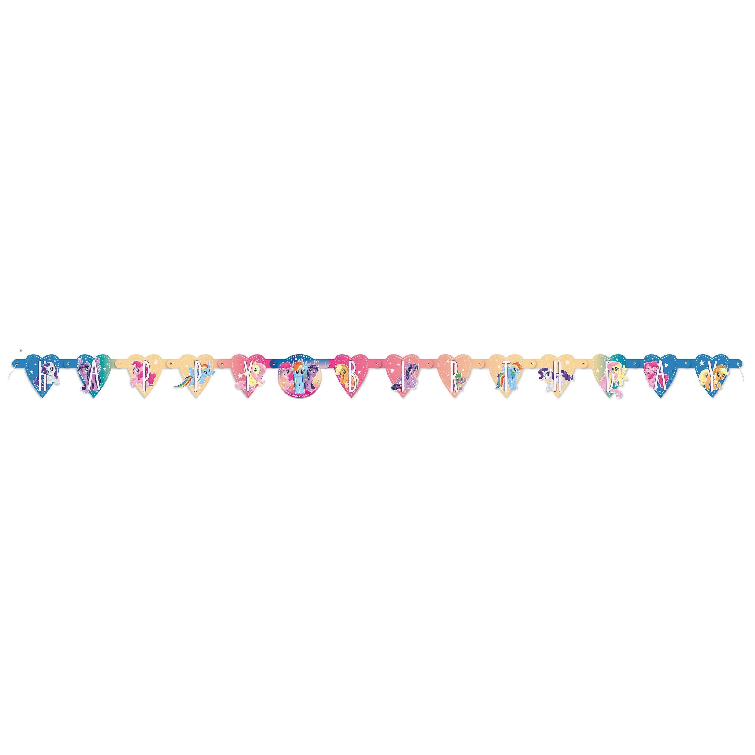 My Little Pony 6.75-ft Jointed Banner Party Decoration Front_Flat