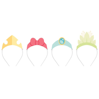 Disney Princess Foil Paper Headbands, 4-ct Front_Flat