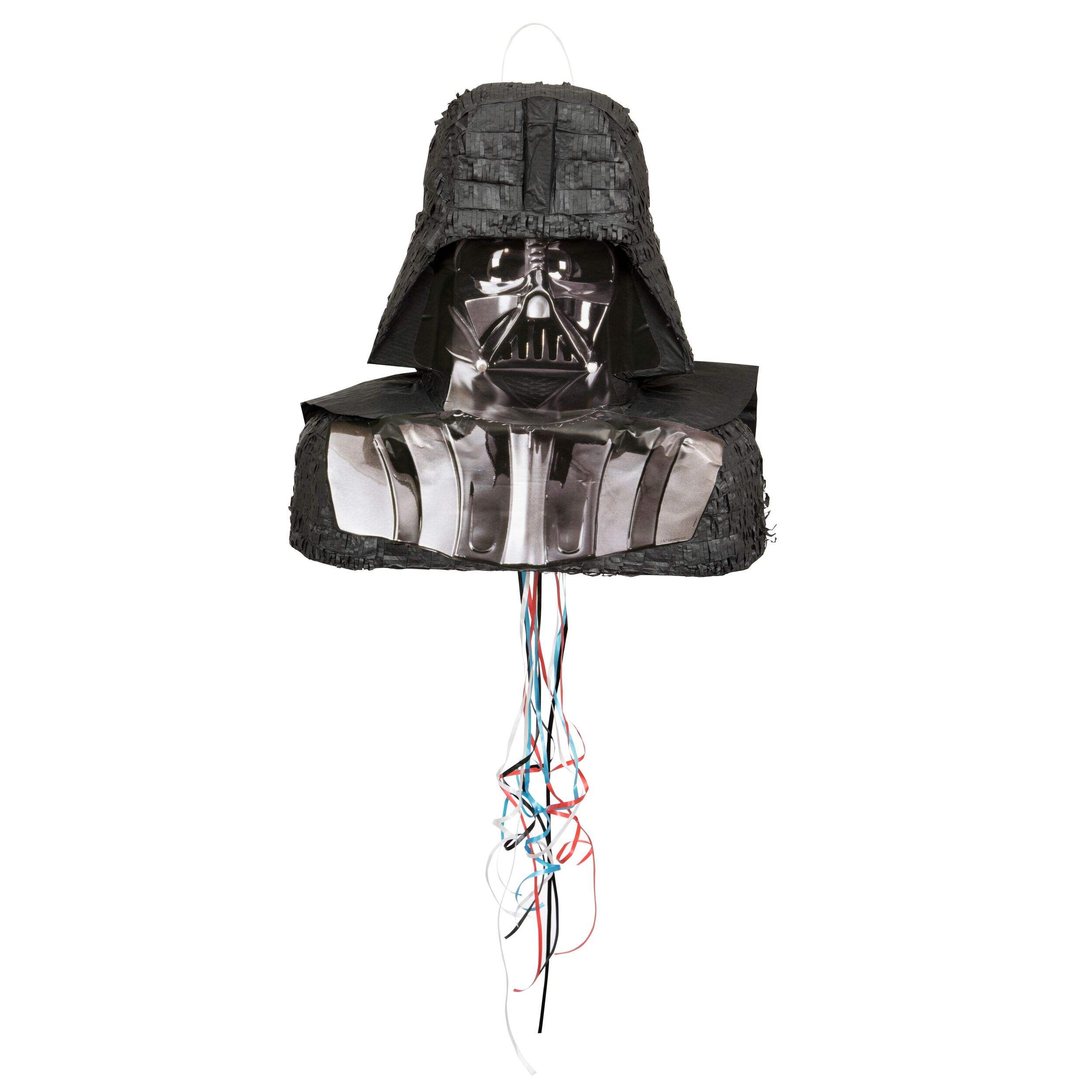 Décoration à ficelle suspendue Dark Vador Star Wars, multicolore, peut contenir 2 lb de garniture à pinata, pour fêtes d'anniversaire Front_Flat