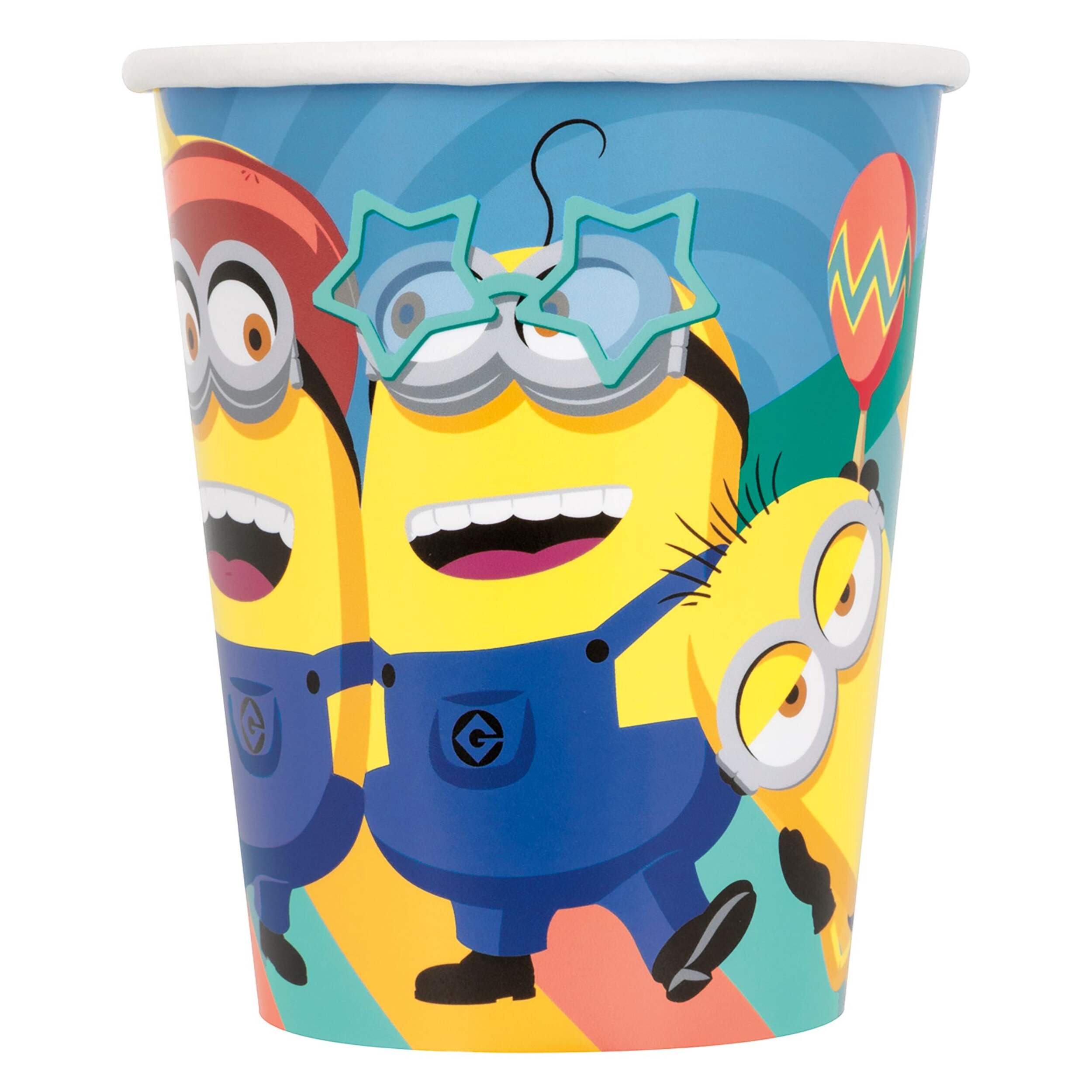 Despicable Me 9-oz Disposable Paper Party Cups, 8-pk Front_Flat
