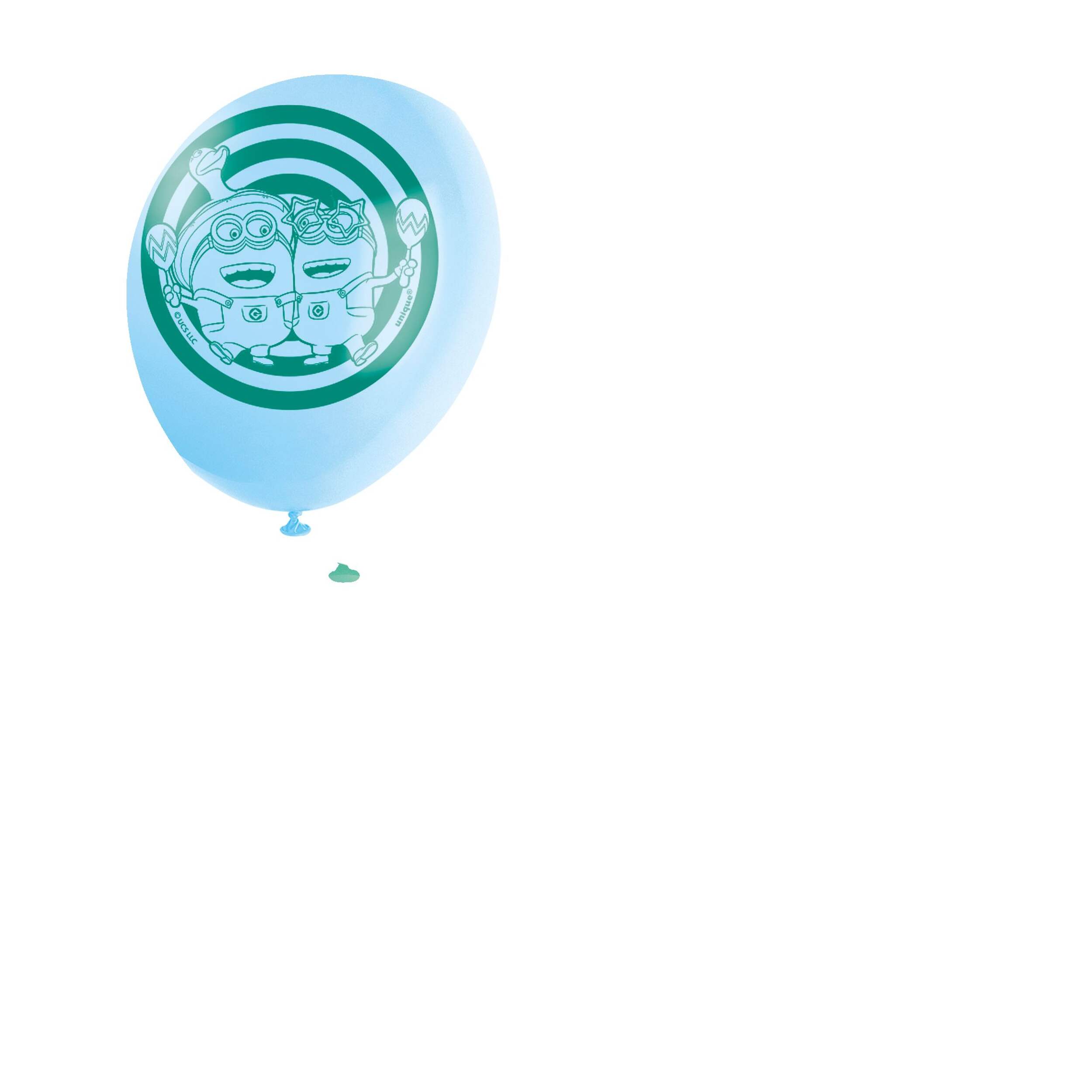 Despicable Me 12-in Multicoloured Latex Balloons, 8-pc Front_Angled_Left