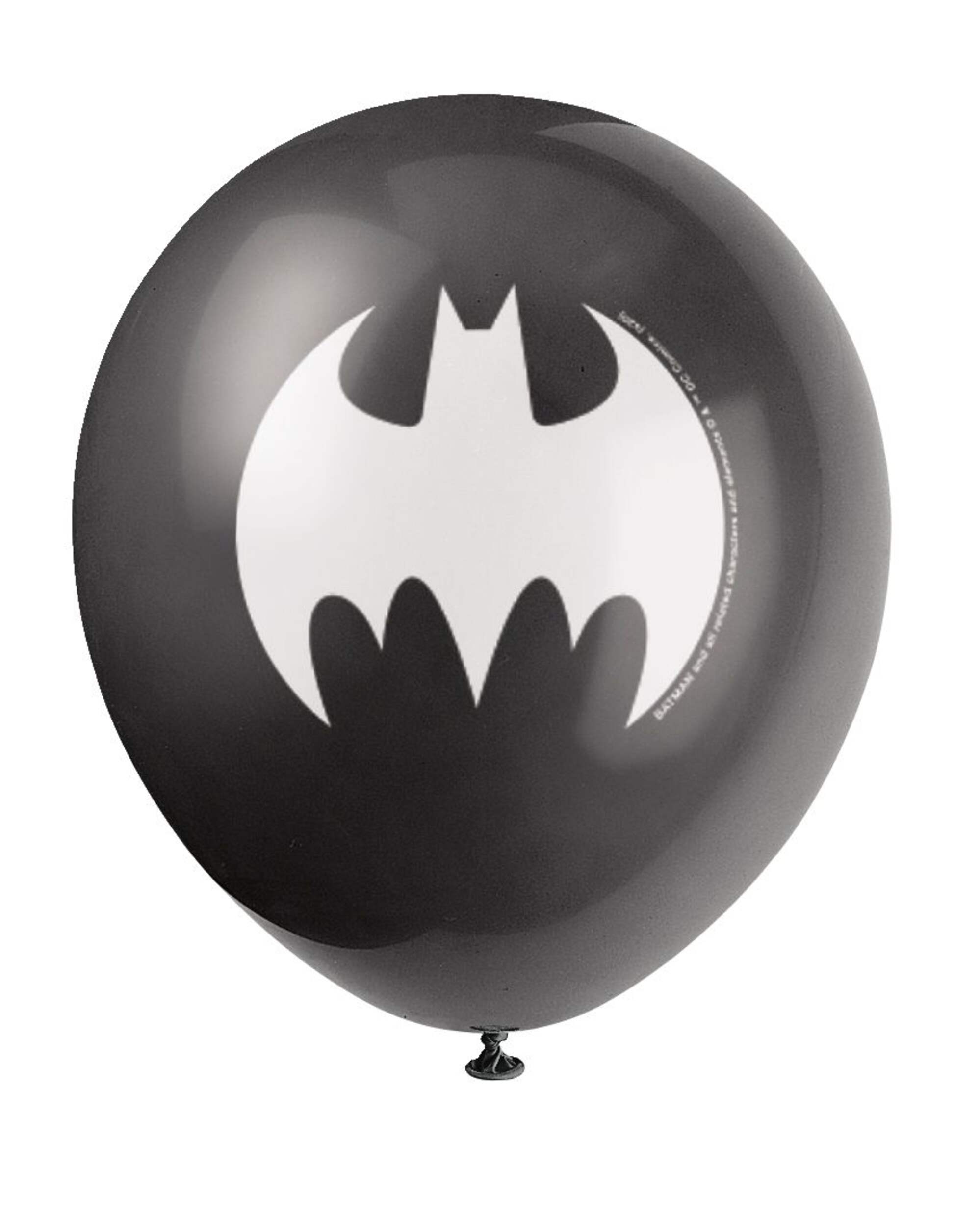 Batman Latex Balloons for Birthday Party, 12-in, 8-pk Front_Flat