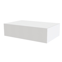 Coat Gift Box, White, 19-in, for Birthday/Graduation/Wedding Front_Angled_Left