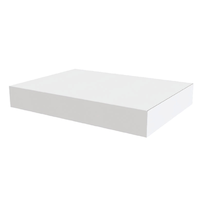 Shirt Gift Box, White, 14-in, for Birthday/Graduation/Wedding Front_Angled_Left