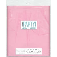 Jupe de table en plastique réutilisable pour fêtes d'anniversaire, fête, anniversaire, couleurs variées, 168 x 29 po