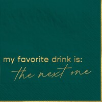 My Favorite Drink Is...' Beverage Napkins, 20-ct Front_Flat