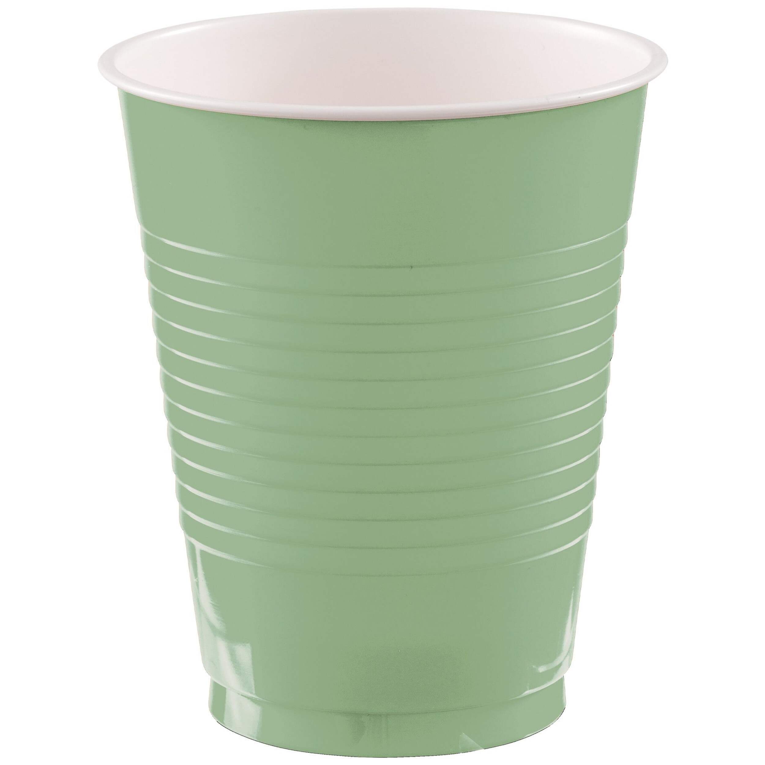 Verres en plastique Amscan, jade, 18 oz, paq. 50 Front_Elevated