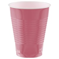 Verres en plastique Amscan, mauve rose, 18 oz, paq. 50