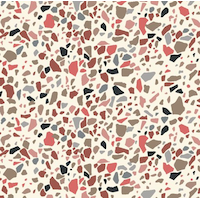 Sully Printed Paper Lunch Napkin, 3-Ply, Taupe, 40-pk Overhead_Flat