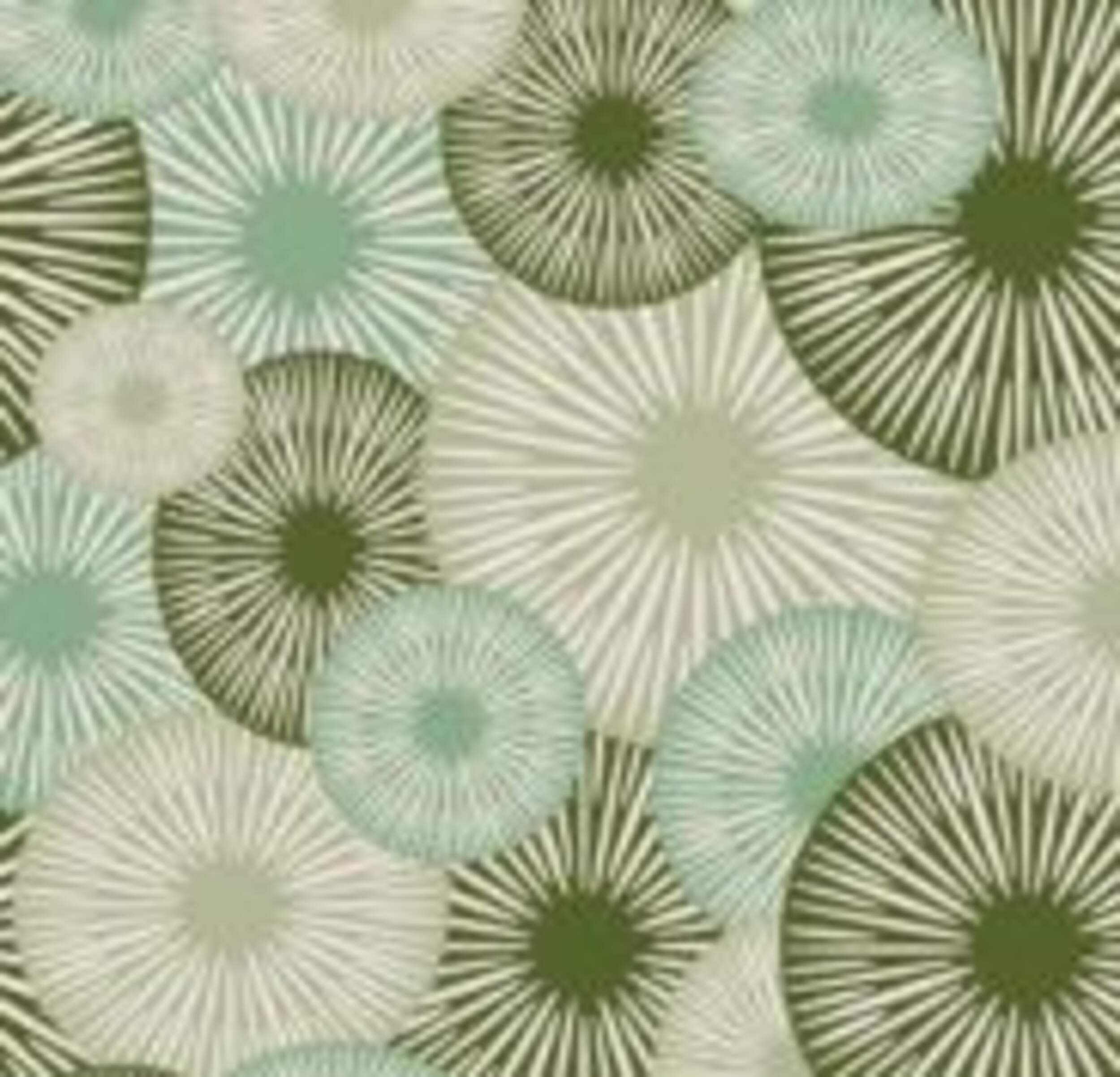 Sully Printed Paper Beverage Napkin, 3-Ply, Green, 40-pk Overhead_Flat