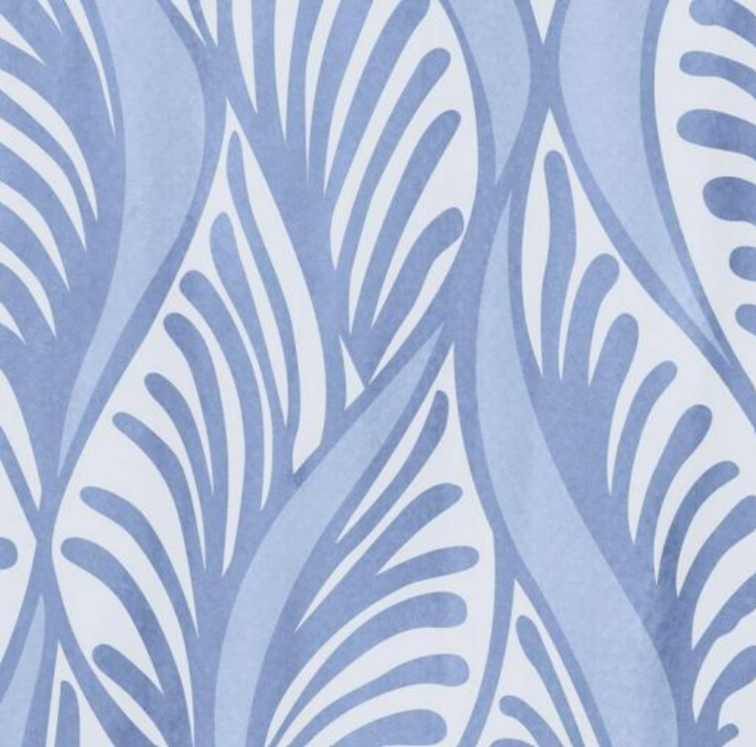 Sully Printed Paper Beverage Napkin, 3-Ply, Blue, 40-pk Overhead_Flat