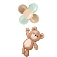 Teddy Bear Hanging Decoration for Baby Shower