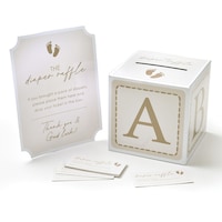 Diaper Raffle Game for Baby Shower or Gender Reveal, 50-pk