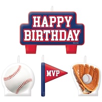 Amscan Baseball Birthday Candles Front_Flat