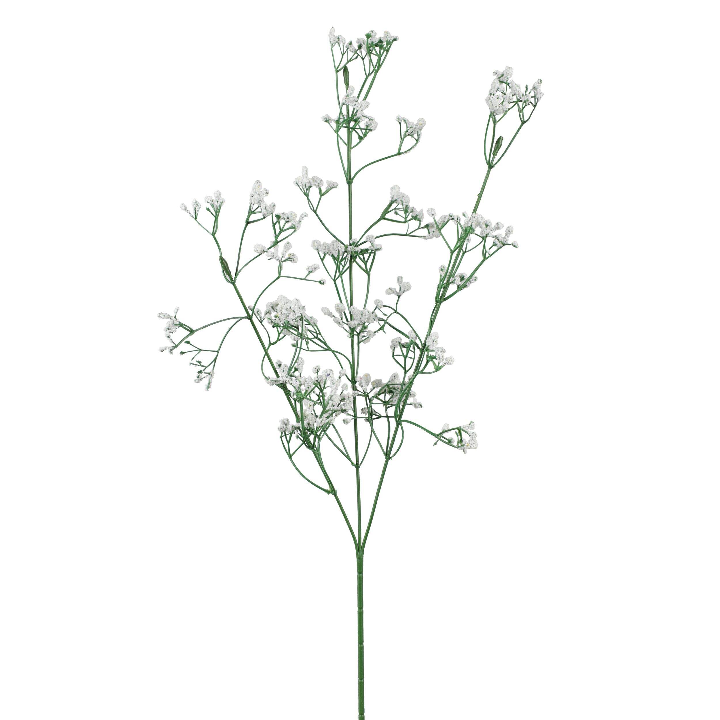 Vaporisateur de gerbe de gypsophiles en plastique, blanc, 27,5 po, paq. 3 Front_Flat