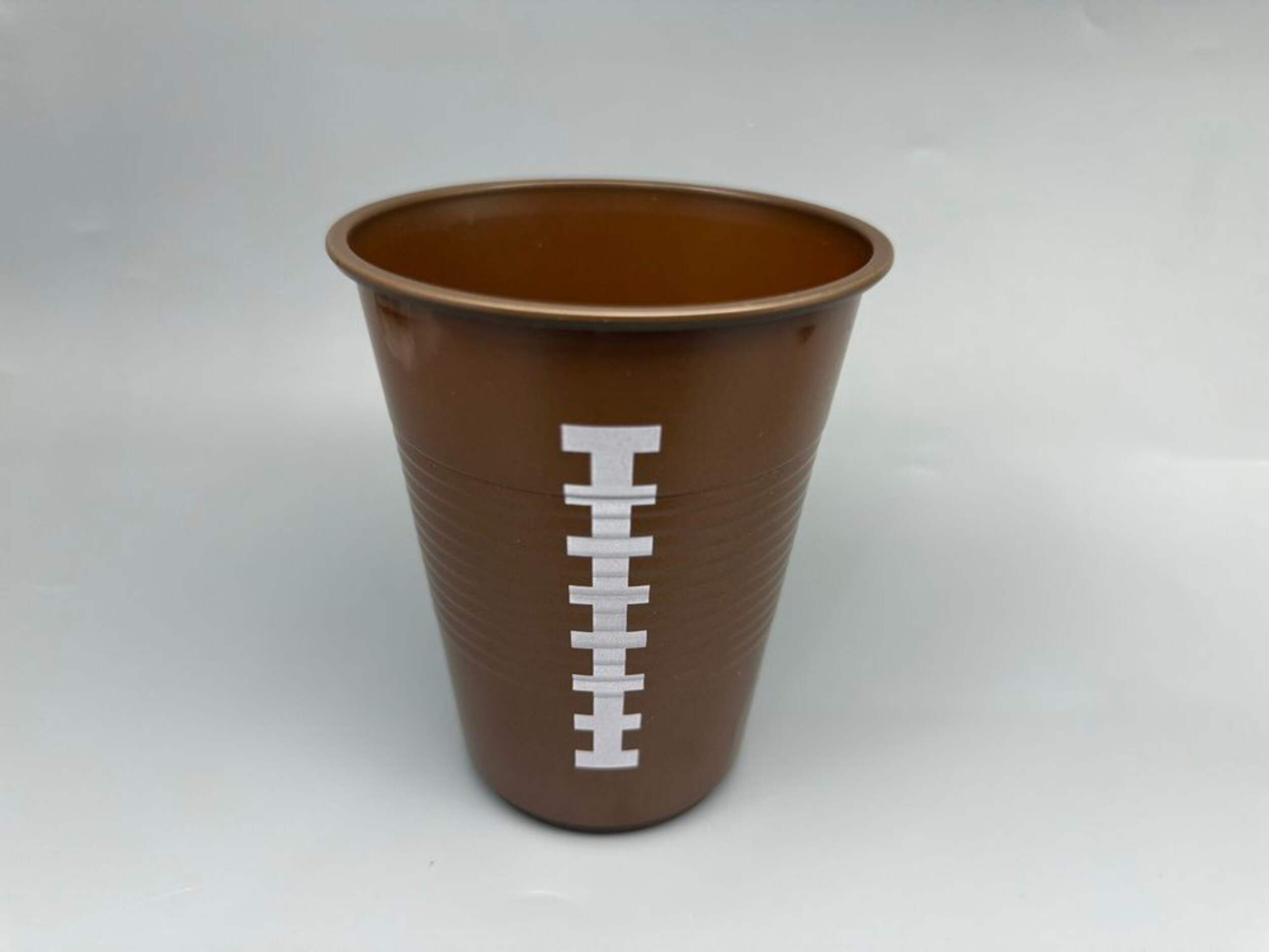 Plastic Football Cup, 18-oz, 50 Count Front_Elevated