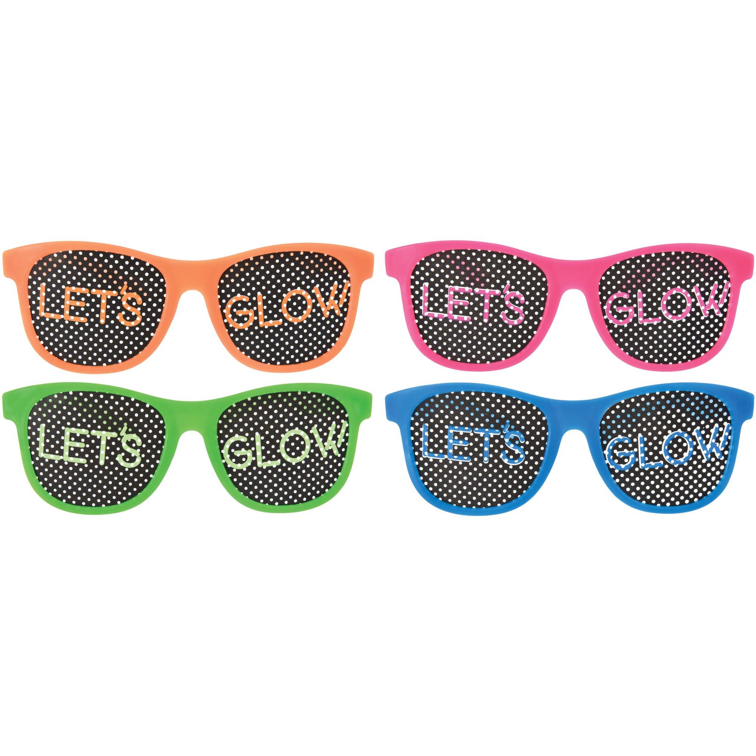 Lunettes luminescentes, paq. 8 Front_Flat