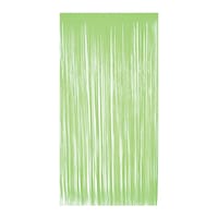 Glow Neon Tinsel Fringed Backdrop Curtain, Lime Green, 76.5-in, for Birthday/Summer Party Decoration
