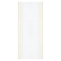 Nappe décorative jetable à pois dorés Congrats, 54 x 84 po Overhead_Flat