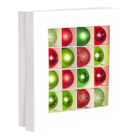 CANVAS Merry Mingle Collection Shatterproof Grinch-Inspired Mini Ball Christmas Ornament Set, Multi-Colour, 25-mm, 16-pc