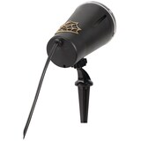 Skull Lightshow Projection, Multi-Coloured Colour Changing, 15-ft, Indoor/Outdoor Decoration for Halloween Back_Angled_Right