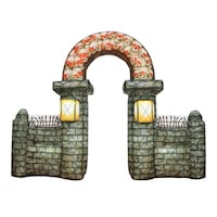For Living Stone Archway Outdoor Halloween Decoration, 10-ft Front_Flat