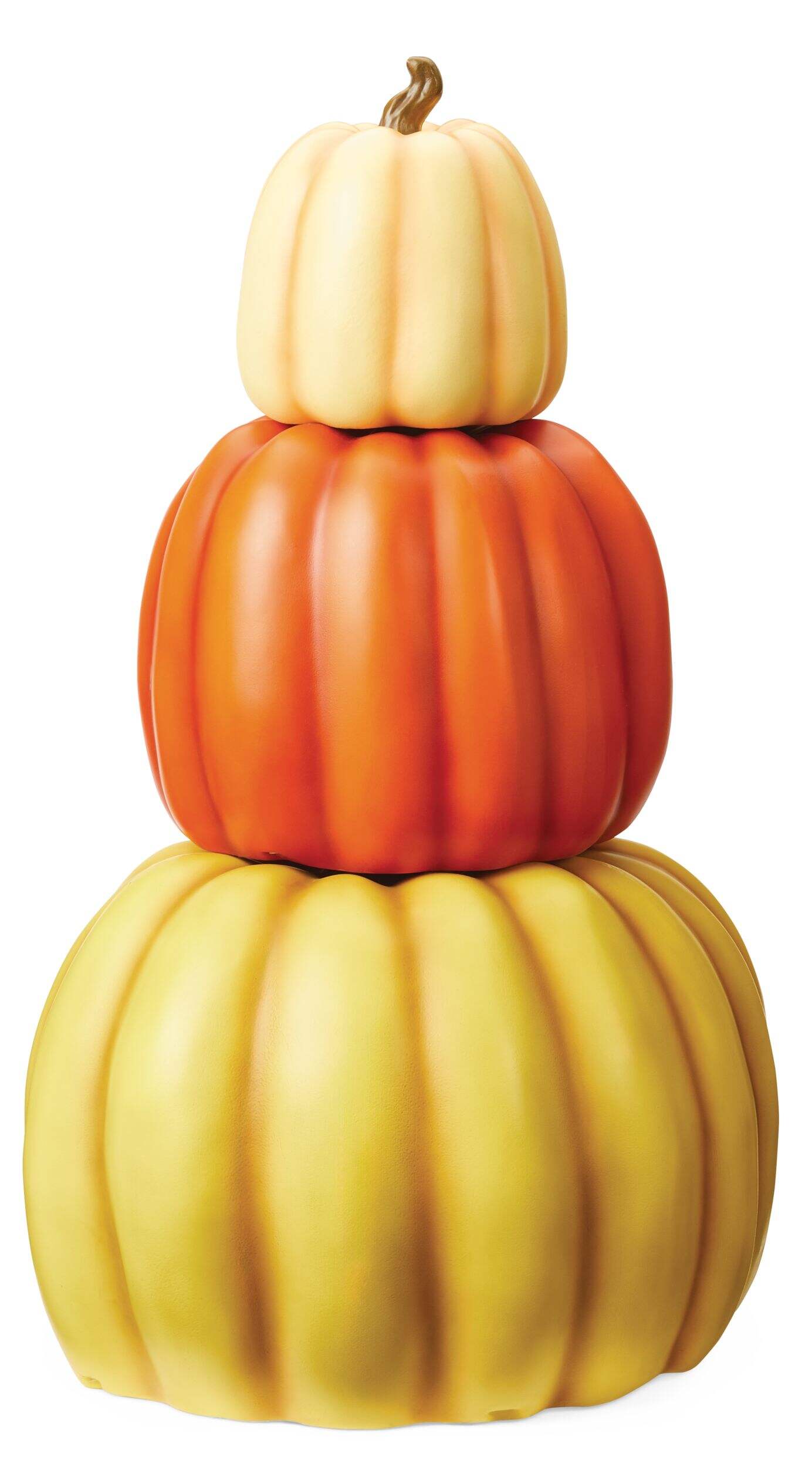 Citrouilles emboîtables aux couleurs automnales CANVAS, paq. 3 Front_Flat