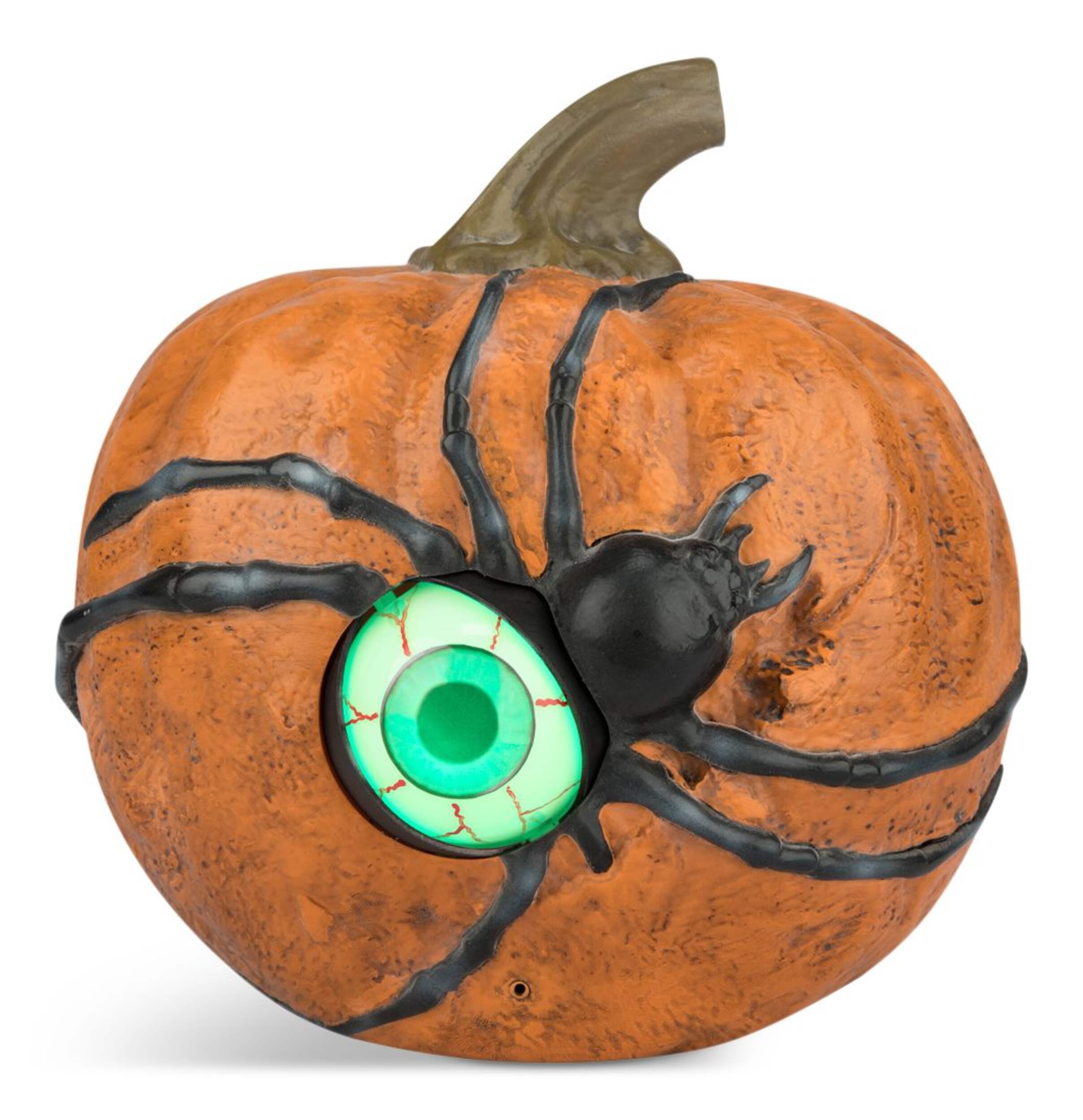 Citrouille oeil d'araignée animée Gemmy Front_Flat