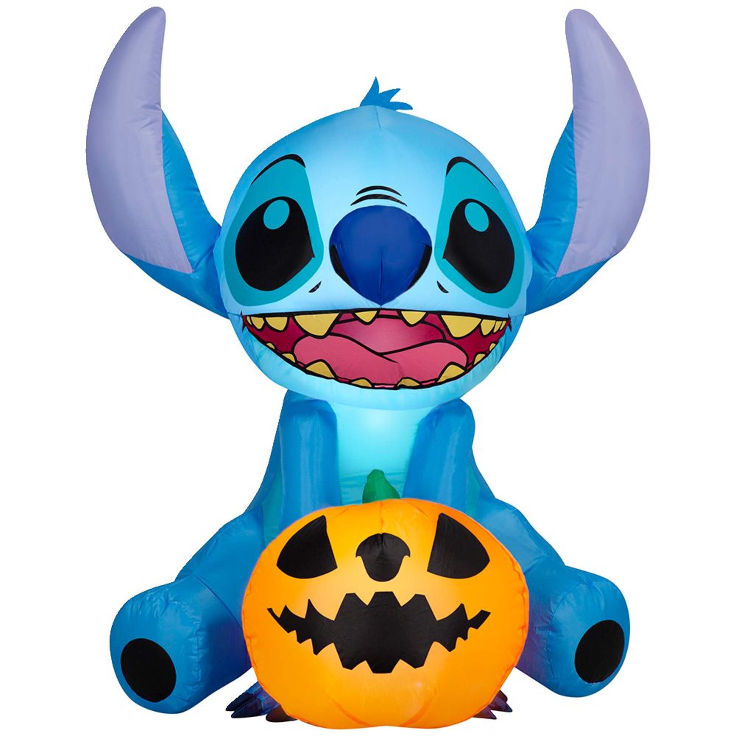 Stitch Disney citrouille lanterne gonflable Front_Flat