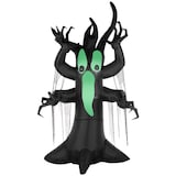 Gemmy Air Blown Spooky Face Tree with Stakes, 12-ft Front_Flat
